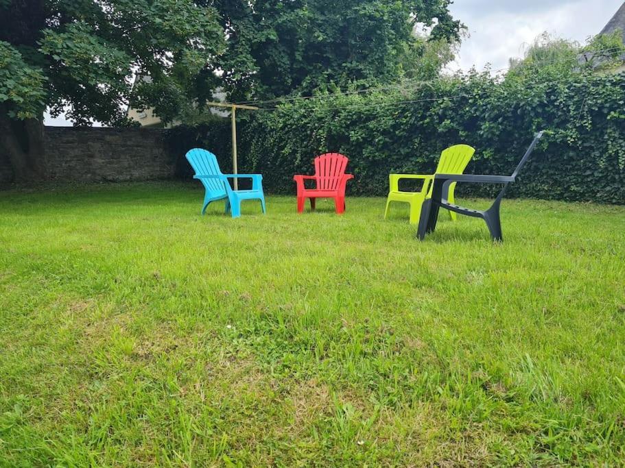 Joli Appartement Cosy Avec Jardin Lanvallay Eksteriør bilde