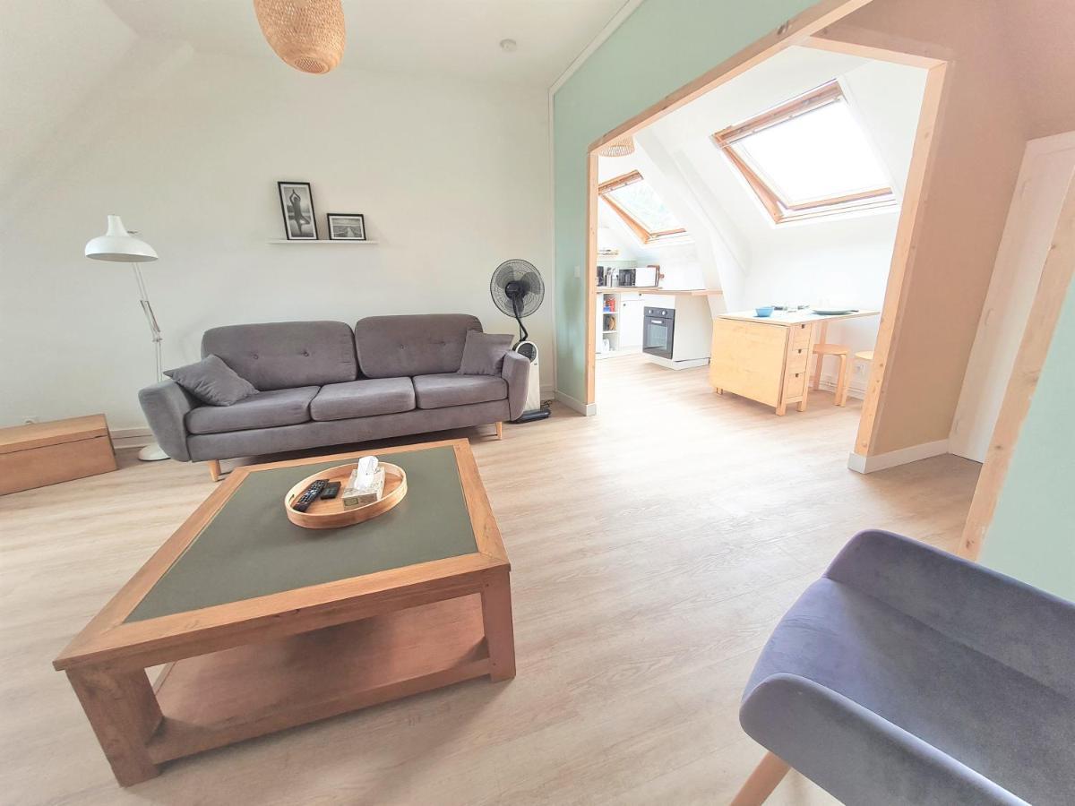 Joli Appartement Cosy Avec Jardin Lanvallay Eksteriør bilde